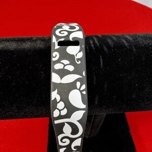 Black & White Fashion French Bull Replacement Band For Fitbit